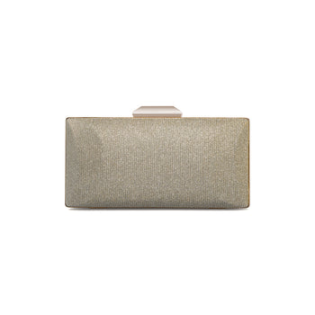 Clutch oro con glitter da donna Lora Ferres, Borse e accessori Donna, SKU b514000341, Immagine 0